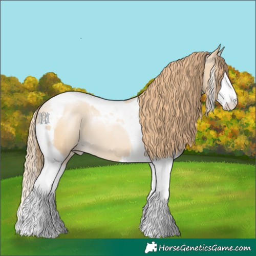 Horse Color:Smoky Black Pearl Splash Tobiano 