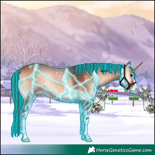 Horse Color:Painted Thunderstruck Bay Onyx Splash 