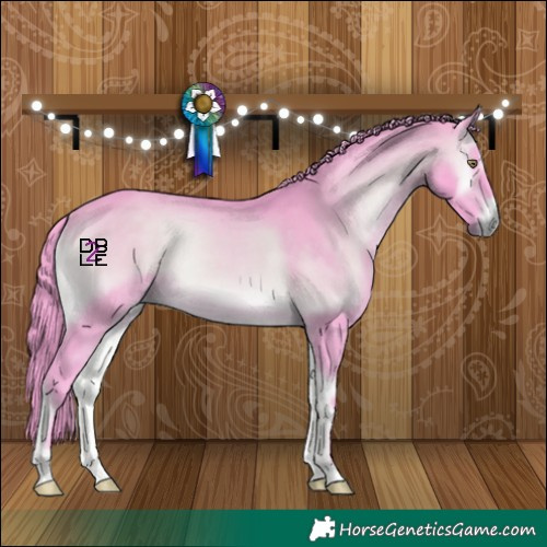 Horse Color:Watercolor Brown Chinchilla Onyx