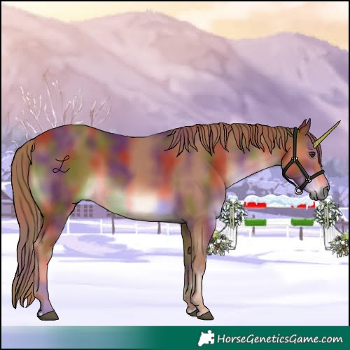 Horse Color:Nacre Chestnut 
