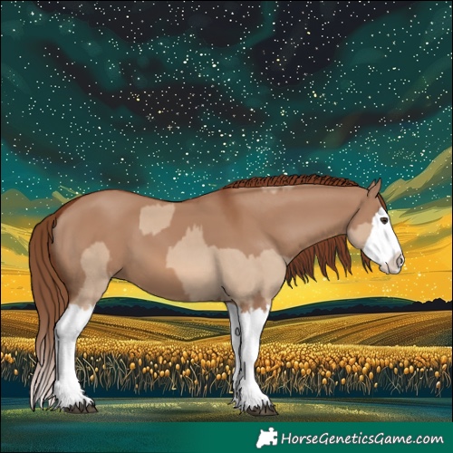 Horse Color:Red Dun Splash and Red Dun Splash