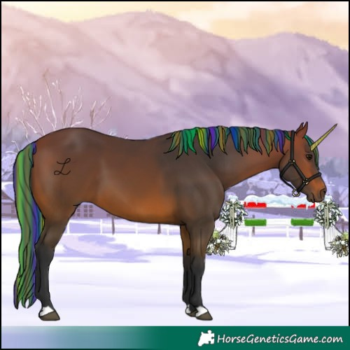 Horse Color:Painted Bay 
