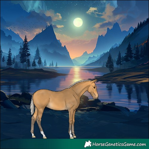 Horse Color:Silver Buckskin 