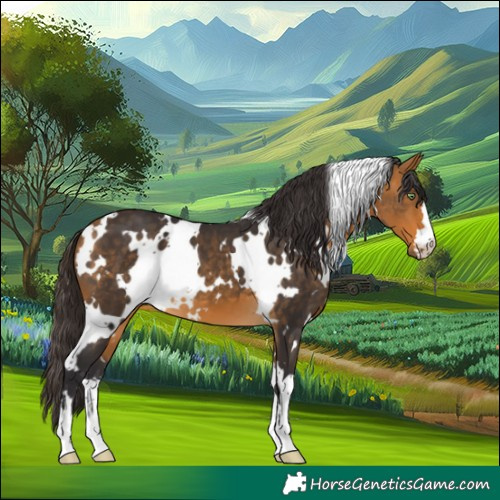 Horse Color:White Spotted Buckskin