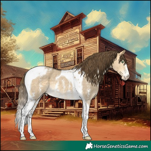 Horse Color:Buckskin Dun Sabino Tobiano Appaloosa 