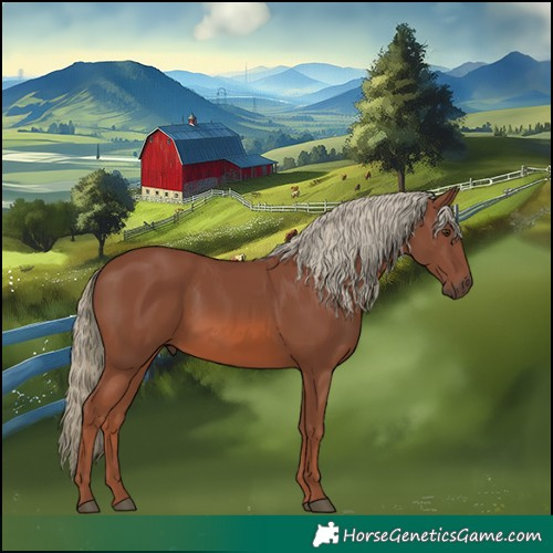 Horse Color:Chestnut Mushroom 