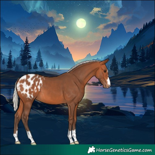 Horse Color:Silver Bay Appaloosa 