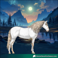 Horse Color:Palomino Roan Near Fewspot