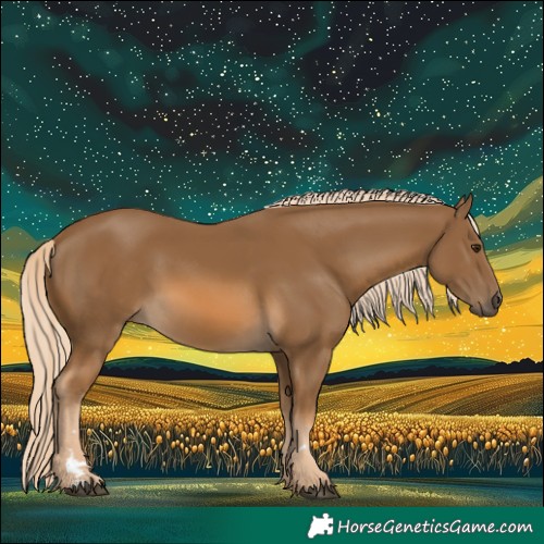 Horse Color:Chocolate Palomino 