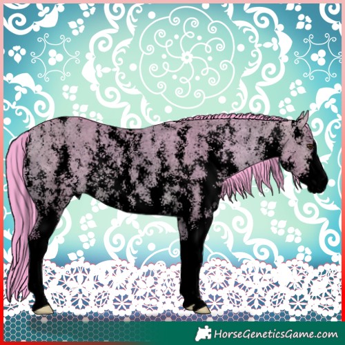 Horse Color:Void Watercolor Buckskin Dun Sabino