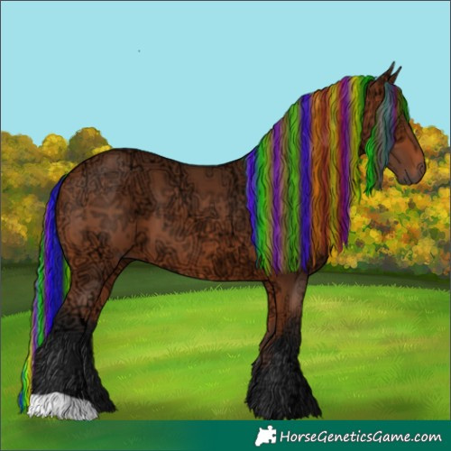 Horse Color:Painted Bay Ice 