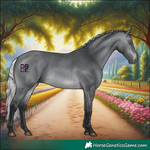 Horse Color:Silver Brown Chinchilla