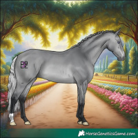 Horse Color:Silver Bay Chinchilla