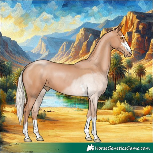 Horse Color:Silver Black Pearl