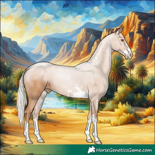 Horse Color:Silver Black Pearl