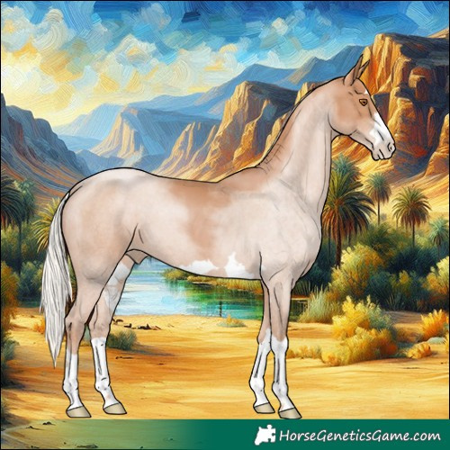 Horse Color:Silver Black Pearl 
