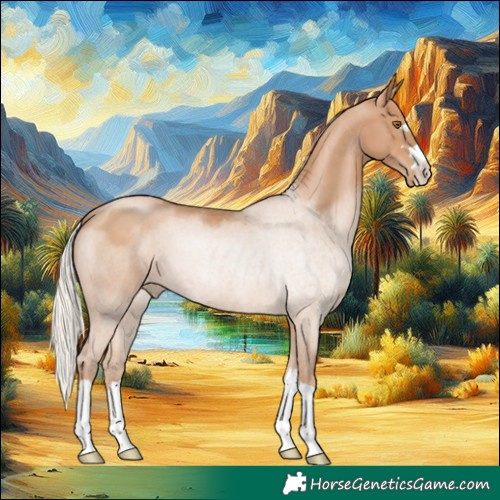 Horse Color:Silver Black Pearl