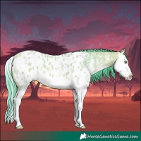 Horse Color:Watercolor Amber Champagne Sabino Splash Blanket 