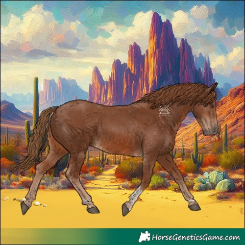 Horse Color:Chestnut Tobiano Rabicano 