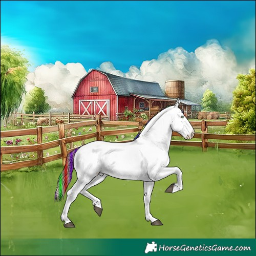 Horse Color:Painted Liver Red Dun Ice Roan Pearl Sabino Splash Appaloosa 