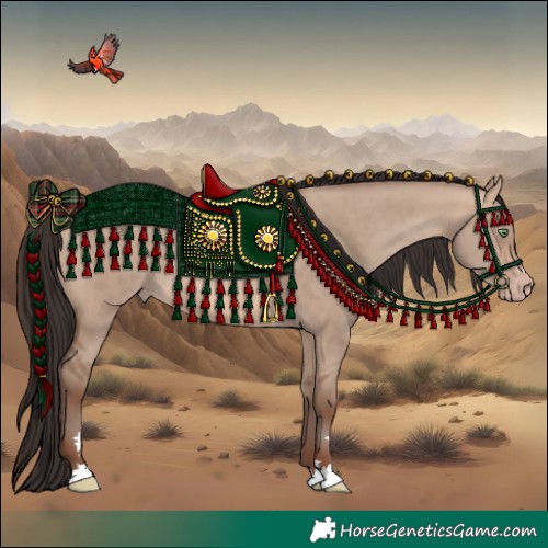 Horse Color:Sable Champagne Dun 