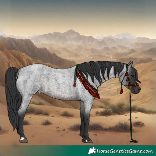 Horse Color:Brown Roan 