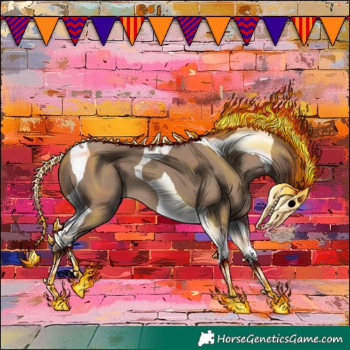 Horse Color:Classic Champagne Tobiano 