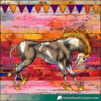 Horse Color:Classic Champagne Tobiano 