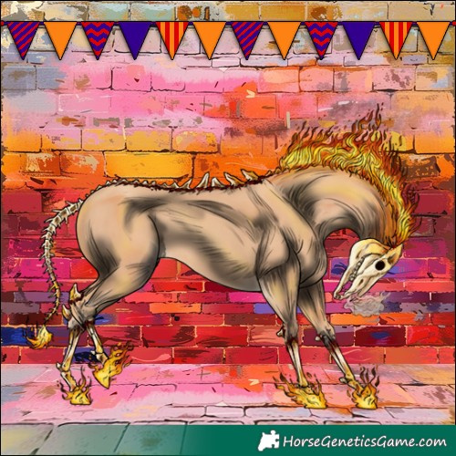 Horse Color:Gold Champagne