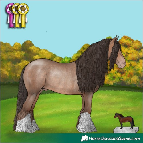Horse Color:Sable Champagne Rabicano 