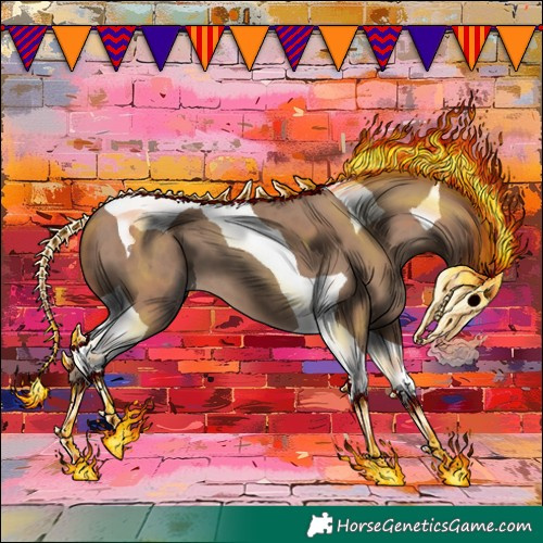Horse Color:Classic Champagne Tobiano 