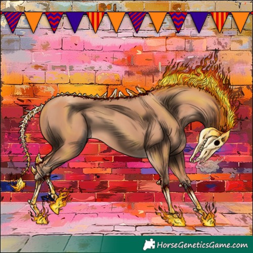 Horse Color:Gold Champagne 