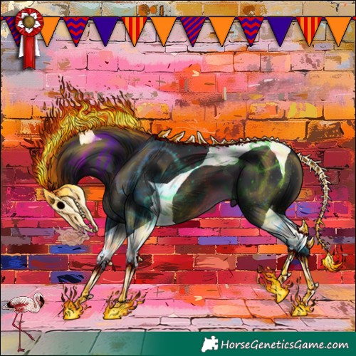Horse Color:Black Tobiano