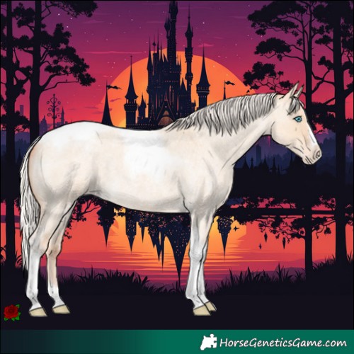 Horse Color:Silver Amber Champagne Roan Dun Splash Tobiano Frame Appaloosa Rabicano 