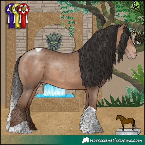Horse Color:Sable Champagne Tobiano 
