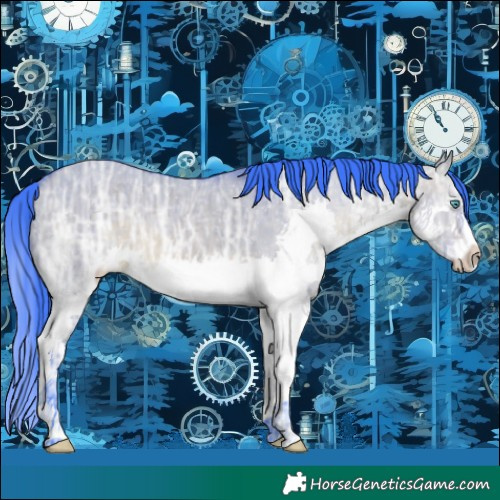 Horse Color:Watercolor Brown Ice Dun Splash