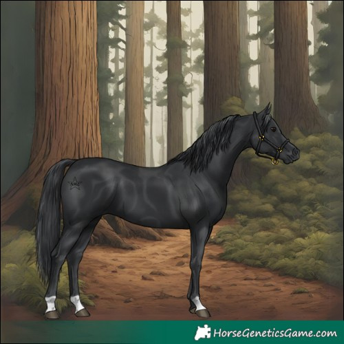 Horse Color:Black 