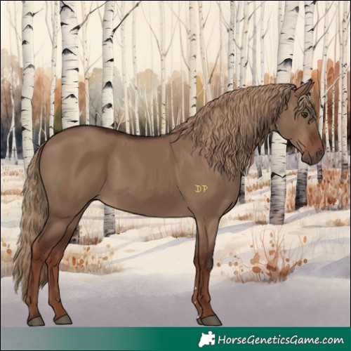 Horse Color:Liver Red Dun