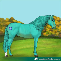 Horse Color:Watercolor Brown 