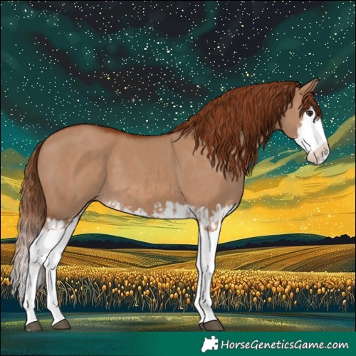 Horse Color:Red Dun Splash and Red Dun Splash