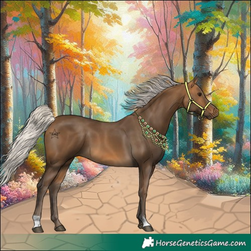 Horse Color:Silver Buckskin 