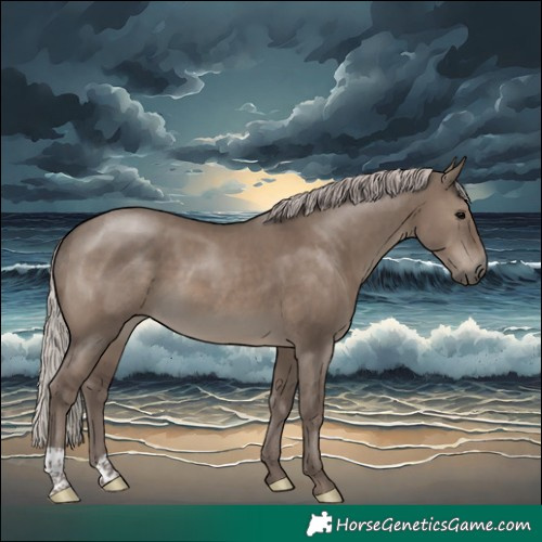 Horse Color:Silver Grullo