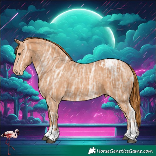 Horse Color:Chestnut Ice Appaloosa