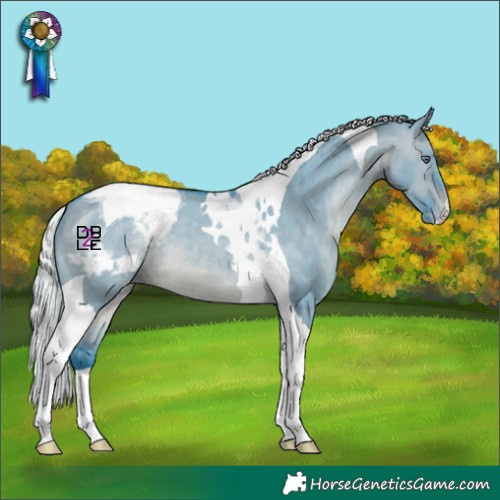 Horse Color:Watercolor Silver Brown Chinchilla Dun Tobiano Appaloosa 
