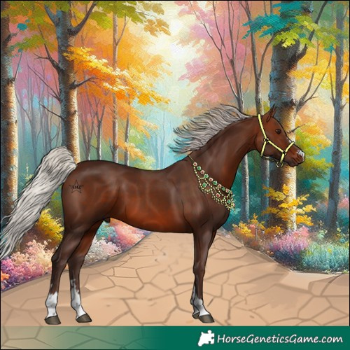 Horse Color:Silver Brown 