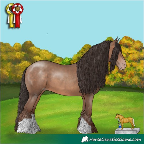 Horse Color:Sable Champagne 