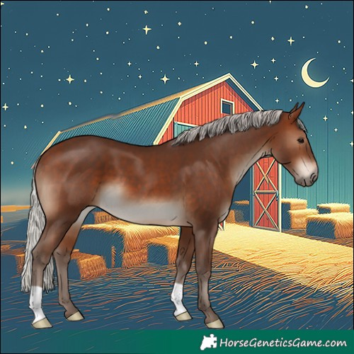 Horse Color:Silver Brown 
