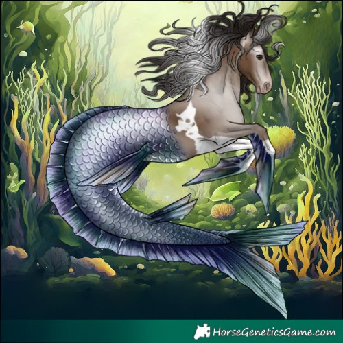 Horse Color:Gray Classic Champagne Tobiano 