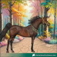 Horse Color:Brown Rabicano  and Bay Rabicano 