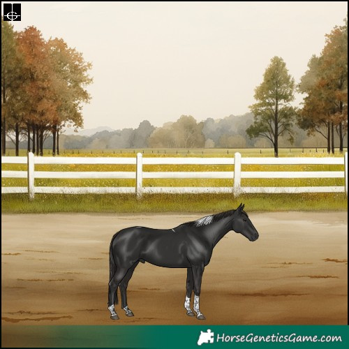 Horse Color:Liver Chestnut Tobiano Rabicano 